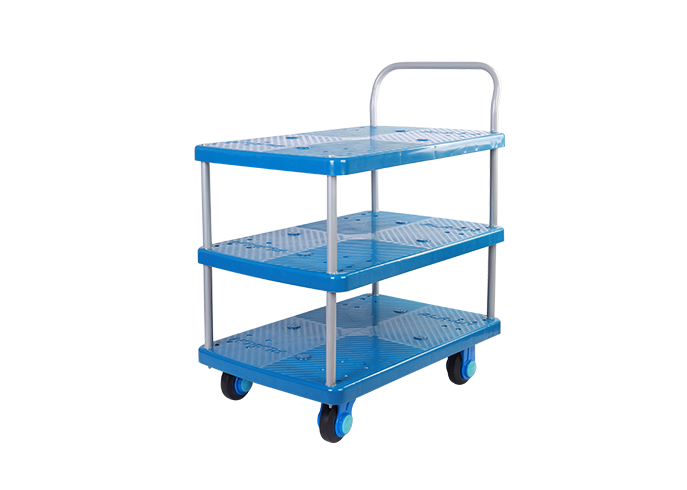 Triple-Layer Plastic Hand Trolley-PLA150-T3