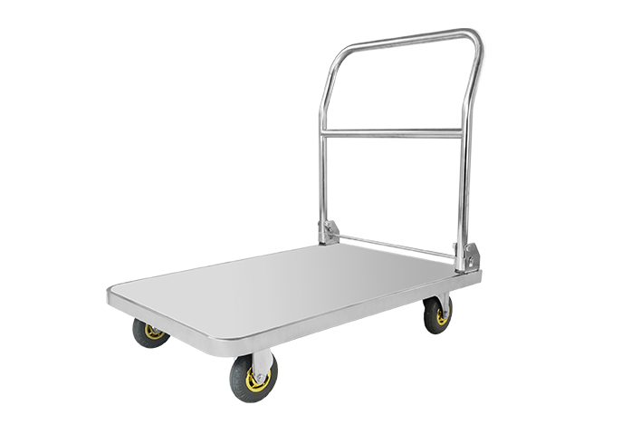 Single-Layer Stainless Steel Hand Trolley-ST300D-DX