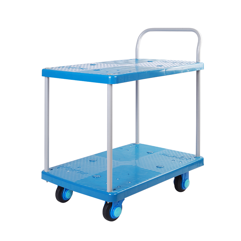 Double-Layer Plastic Hand Trolley-PLA200-T2