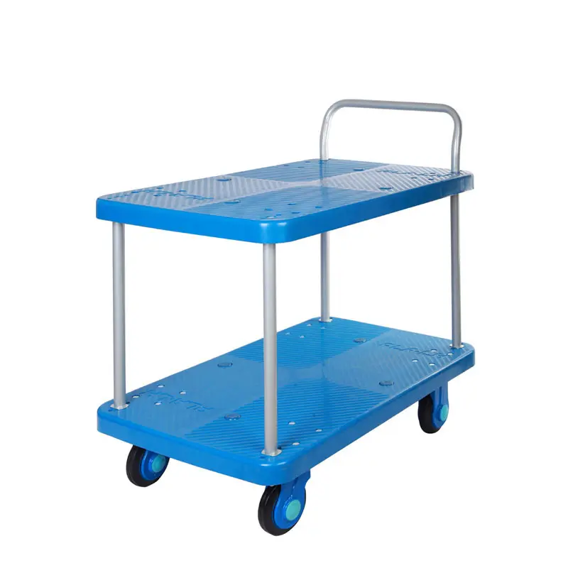 Double-Layer Plastic Hand Trolley-PLA250-T2