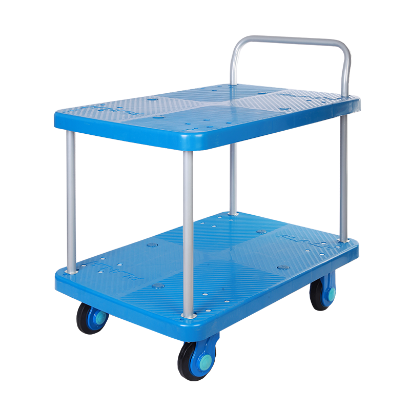 Double-Layer Plastic Hand Trolley-PLA300-T2