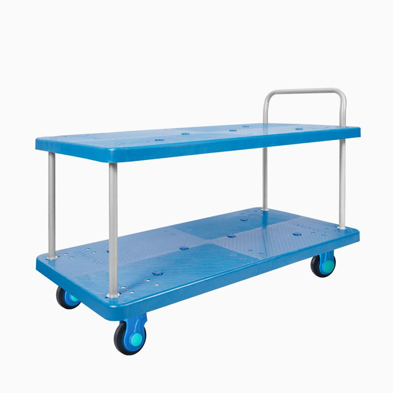 Double-Layer Plastic Hand Trolley-PLA400-T2