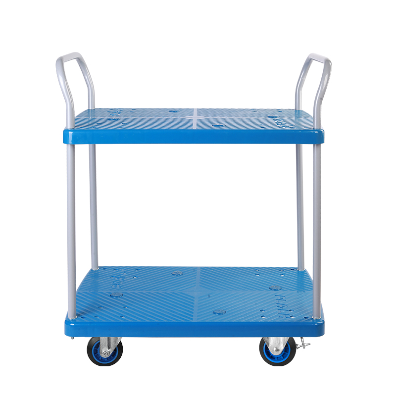 Double-Layer Plastic Hand Trolley-US150R-T2-D