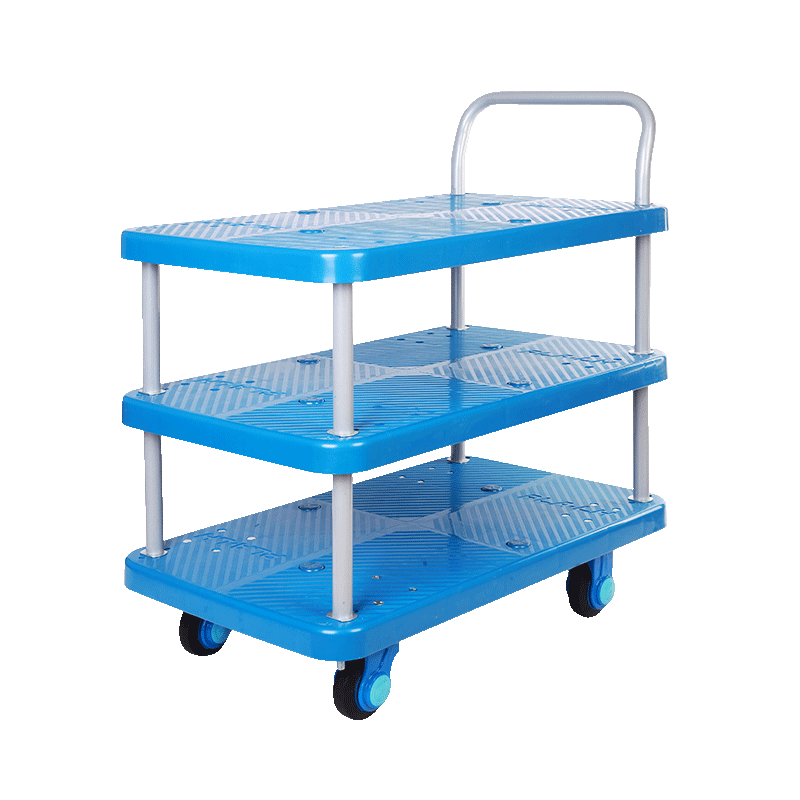 Triple-Layer Plastic Hand Trolley-PLA200-T3