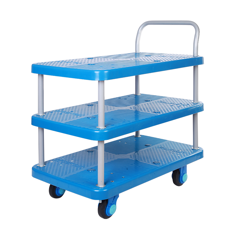 Triple-Layer Plastic Hand Trolley-PLA250-T3