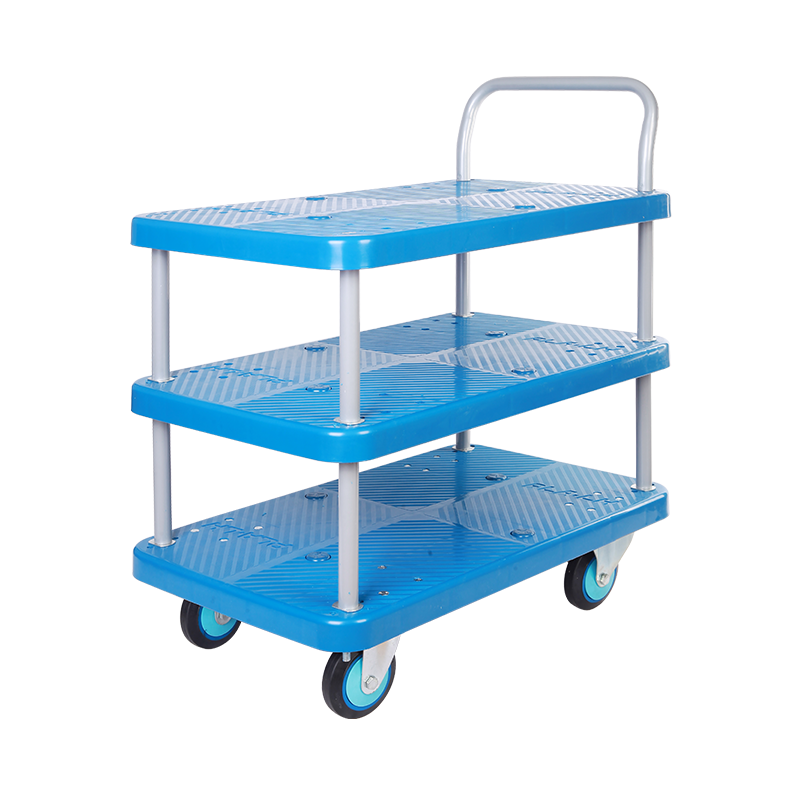 Triple-Layer Plastic Hand Trolley-PLA250Y-T3