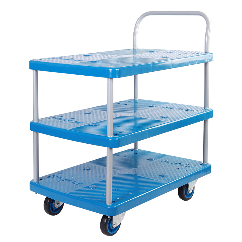 Triple-Layer Plastic Hand Trolley -US150P-T3