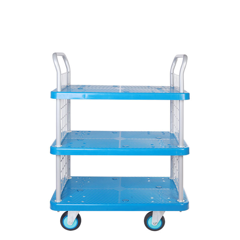 Triple-Layer Plastic Hand Trolley-PLA250Y-T3-SC