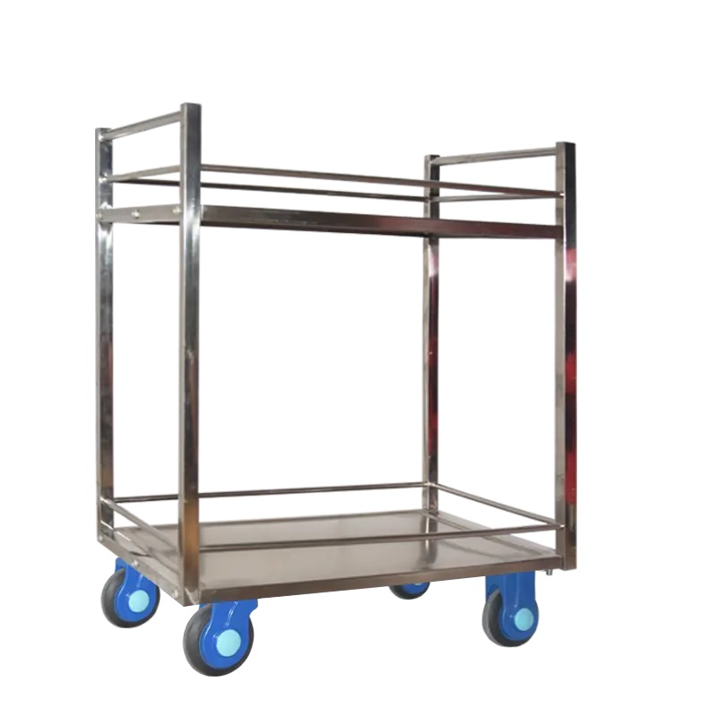 Stainless Steel Hand Trolley-ST300-T2-HL2-D