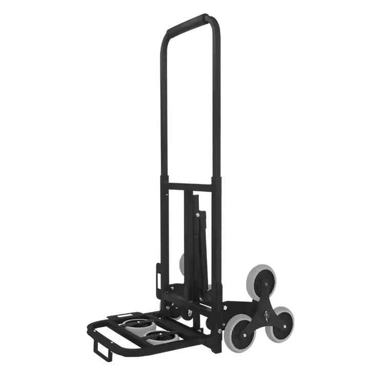 Chinee Dolly 150kg Heavy Duty Climbing Wheel Stairs Hand Cart With Spare Wheels Folding Trolley FHT150-6S-FHT150-6S