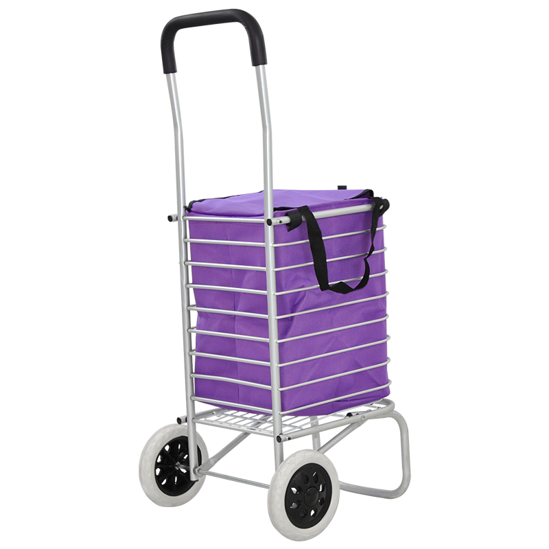 Portable Shopping Trolley Bag with Wheels Foldable Trolley Carry Hand Trolley Cart For Grocery and Supermarket FST40-FST40